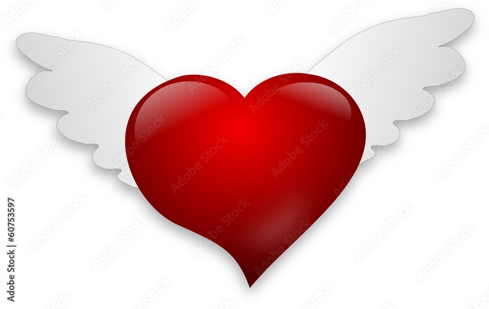 Heart with wings Heart with wings