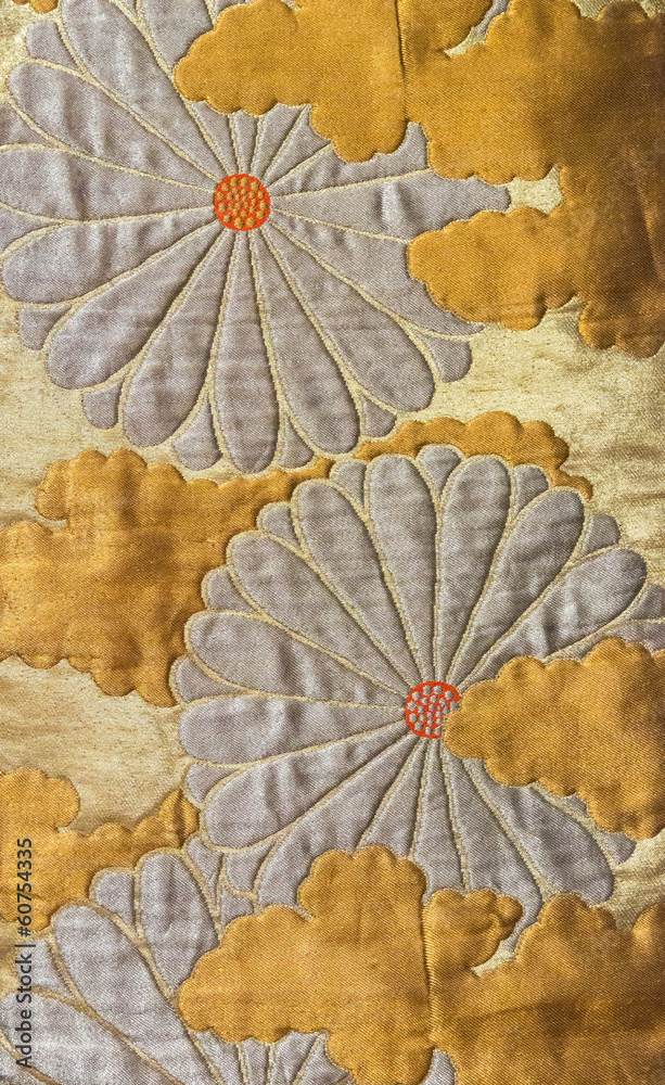 Fototapeta premium Decorative kimono floral