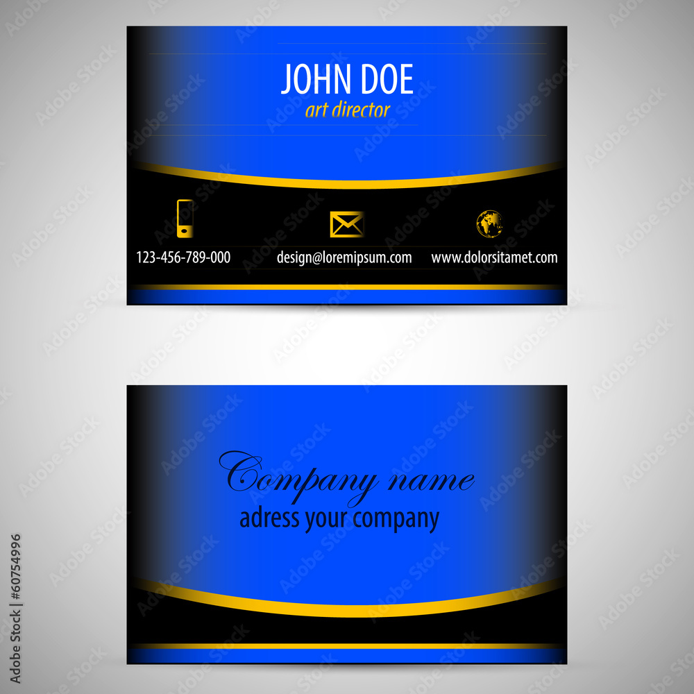 Obraz premium Business card