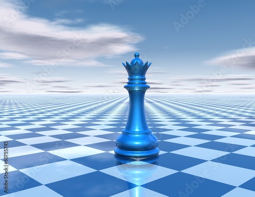 beautiful background with chess queen