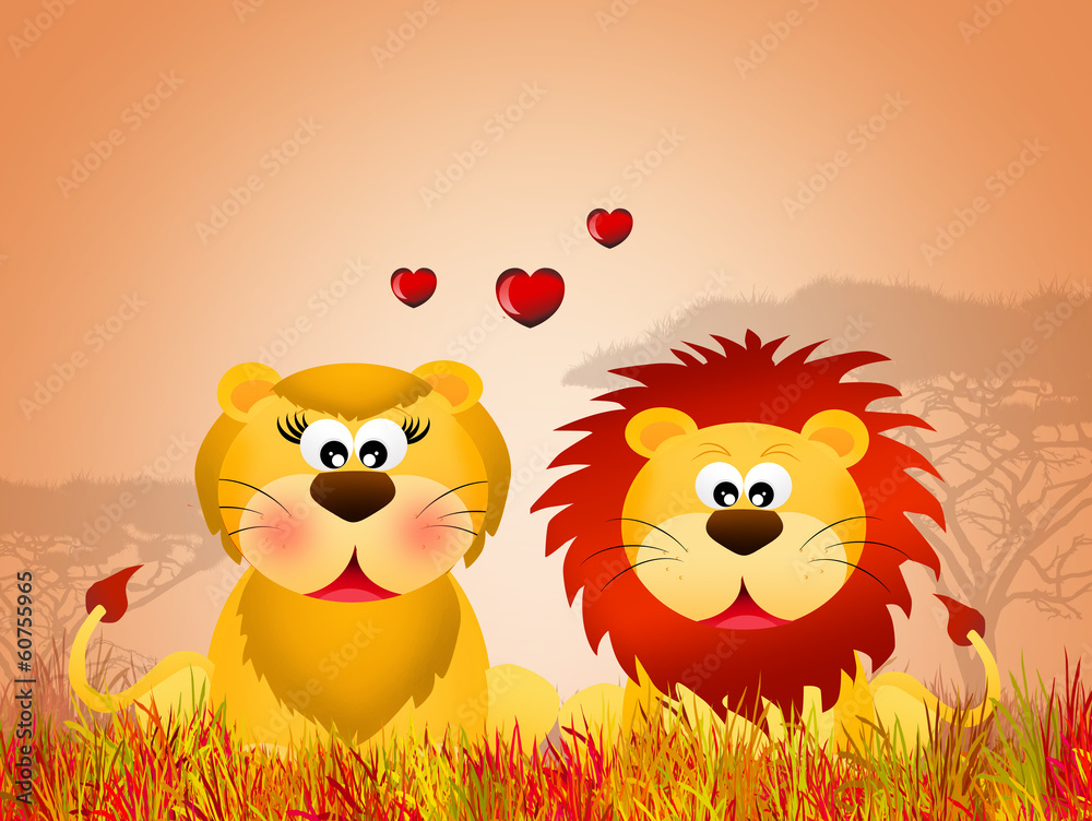 lions in love