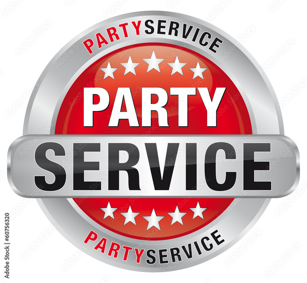 Party Service - obrazy, fototapety, plakaty 