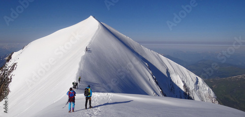 Arête des Dômes de Miage, Massif du Mont Blanc