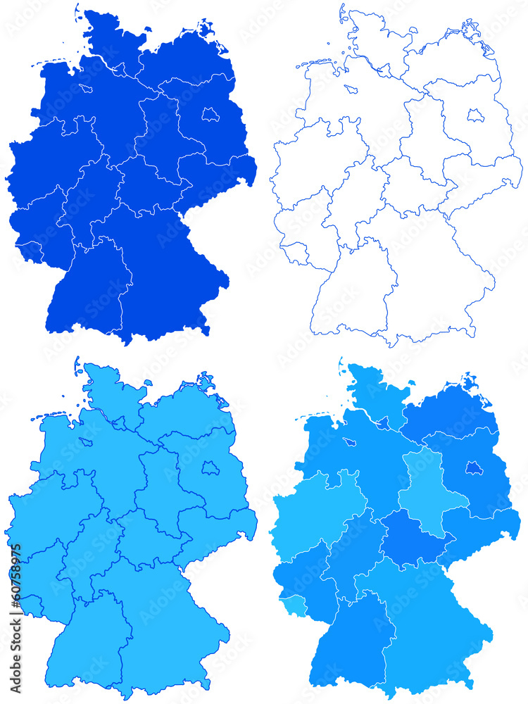 Germany map set