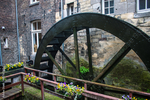 Water mill wheel in Maastrich