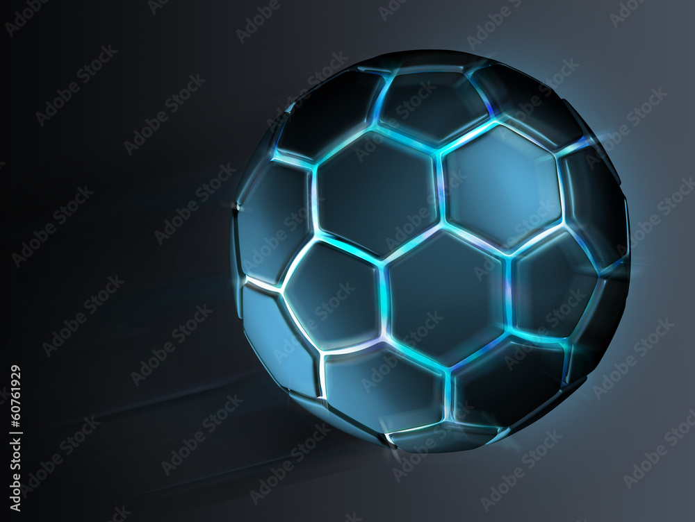 Fototapeta premium Futurystyczna piłka nożna