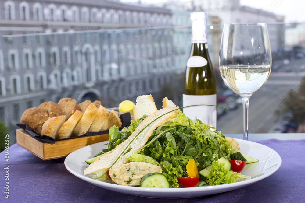 salad vegetables and goat cheese salad vegetables and goat cheese