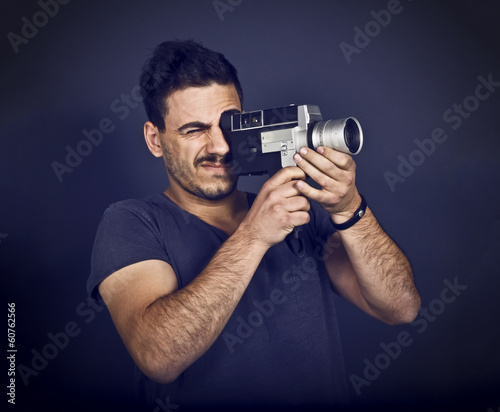 Man with Videocamera
