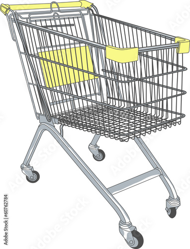 shopping cart vector