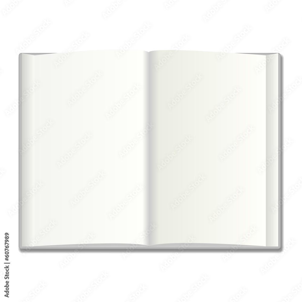 Blank book vector illustration Blank book vector illustration