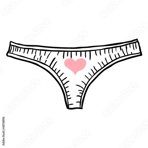 drawing of underwear