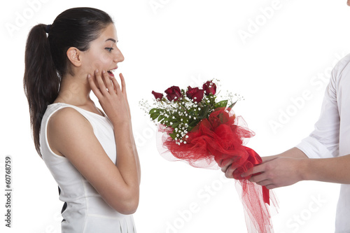 girl is suprising