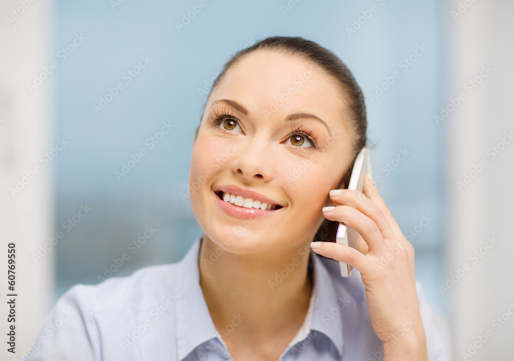african businesswoman with smartphone in office african businesswoman with smartphone in office