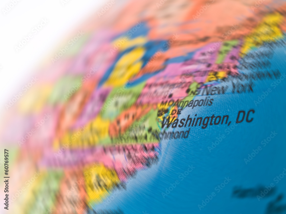 Obraz premium Global Studies - Focus on the City of Washington DC
