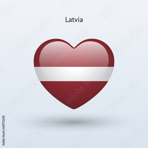 Love Latvia symbol. Heart flag icon. Free Download Love Latvia symbol. Heart flag icon. - GFXLoad