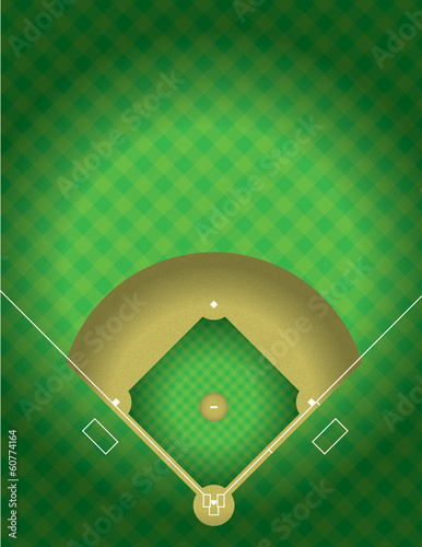 Vector Baseball Field