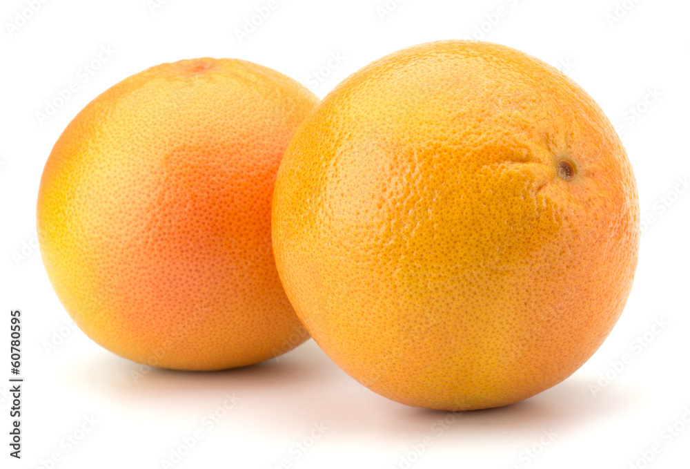 Ripe grapefruit isolated on white background Ripe grapefruit isolated on white background