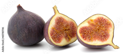 Fresh figs Fruits isolated on white background