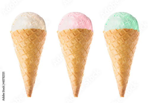 ice cream isolated