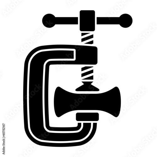 vector reduce black white vice symbol