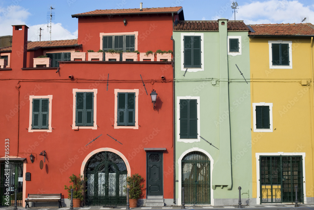 Colours of the old Mediterranean architecture