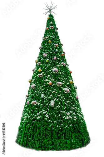 christmas decoration tree outdoors