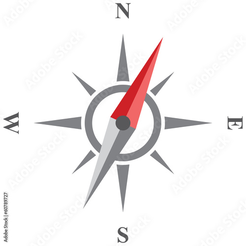 Compass vector icon.
