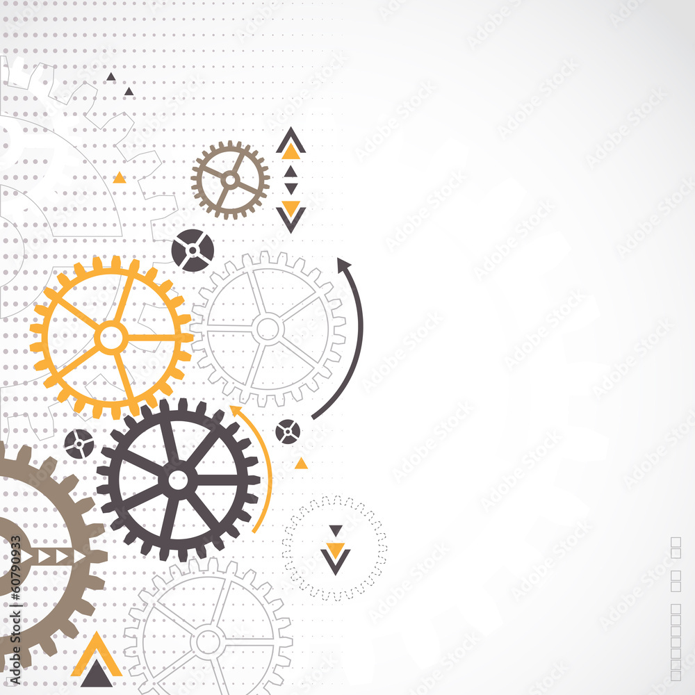 Abstract technology background. Cog wheel theme Abstract technology background. Cog wheel theme