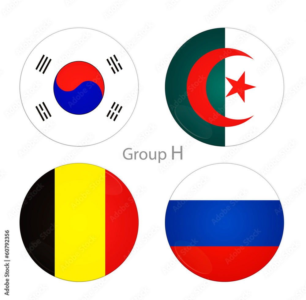 Group H - South Korea, Algeria, Belgium, Russia Group H - South Korea, Algeria, Belgium, Russia