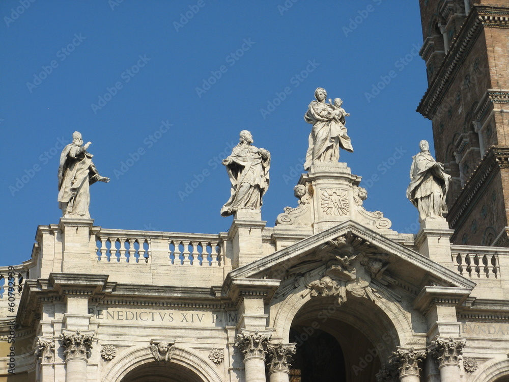 Italie - Rome - Terrasse basilique Sainte-Marie-Majeure Italie - Rome - Terrasse basilique Sainte-Marie-Majeure