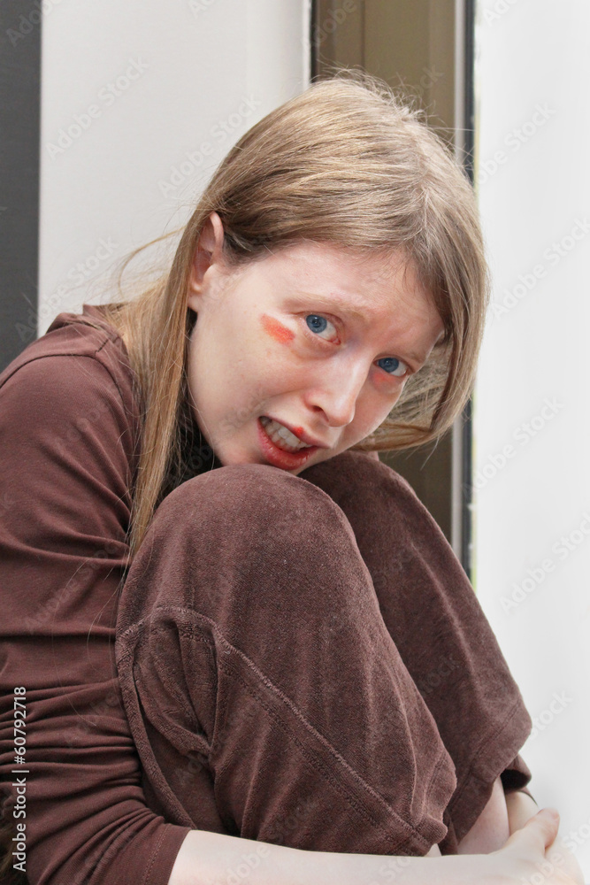 Fototapeta premium Unhappy girl