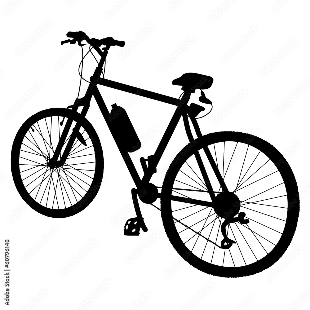 Obraz premium Bicycle Silhouette