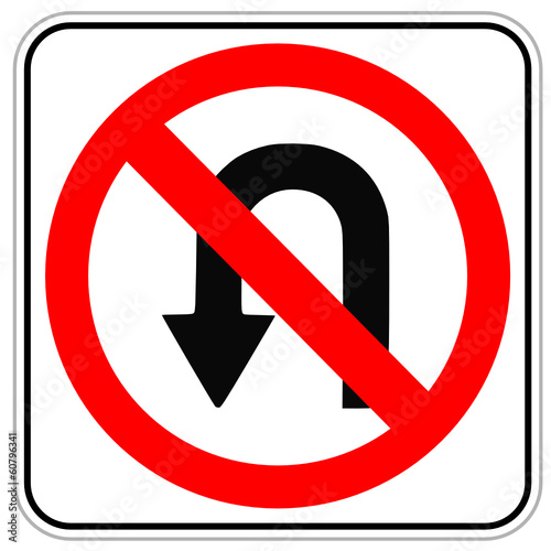 U-Turn Umkehren Wenden  #140128-svg01
