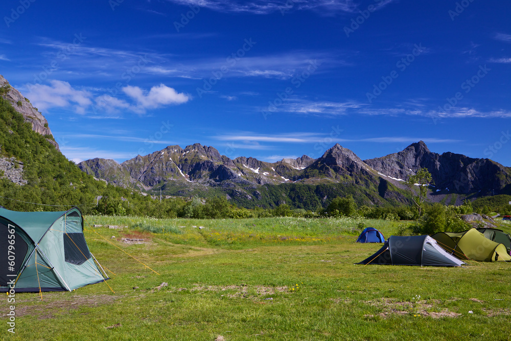 Wildcamping on Lofoten islands