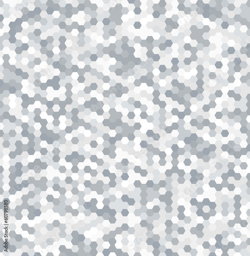 Hexagons in shades of light gray, background + 2 variants inside