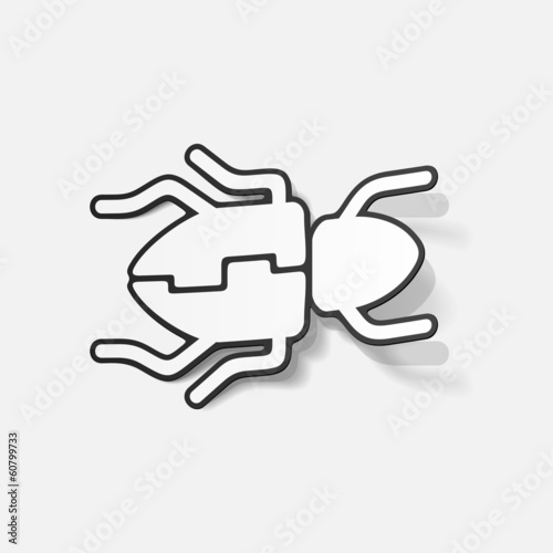 realistic design element: beetle