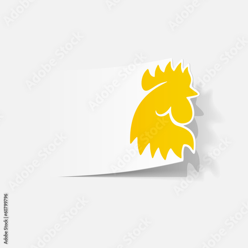 realistic design element: cock