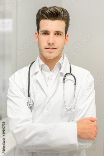 Confident young medical doctor © javiindy