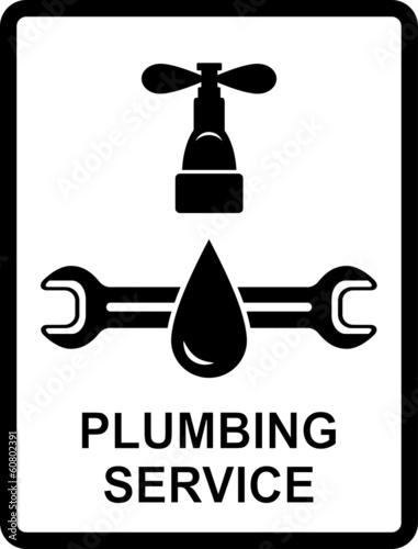 icon of plumbing service