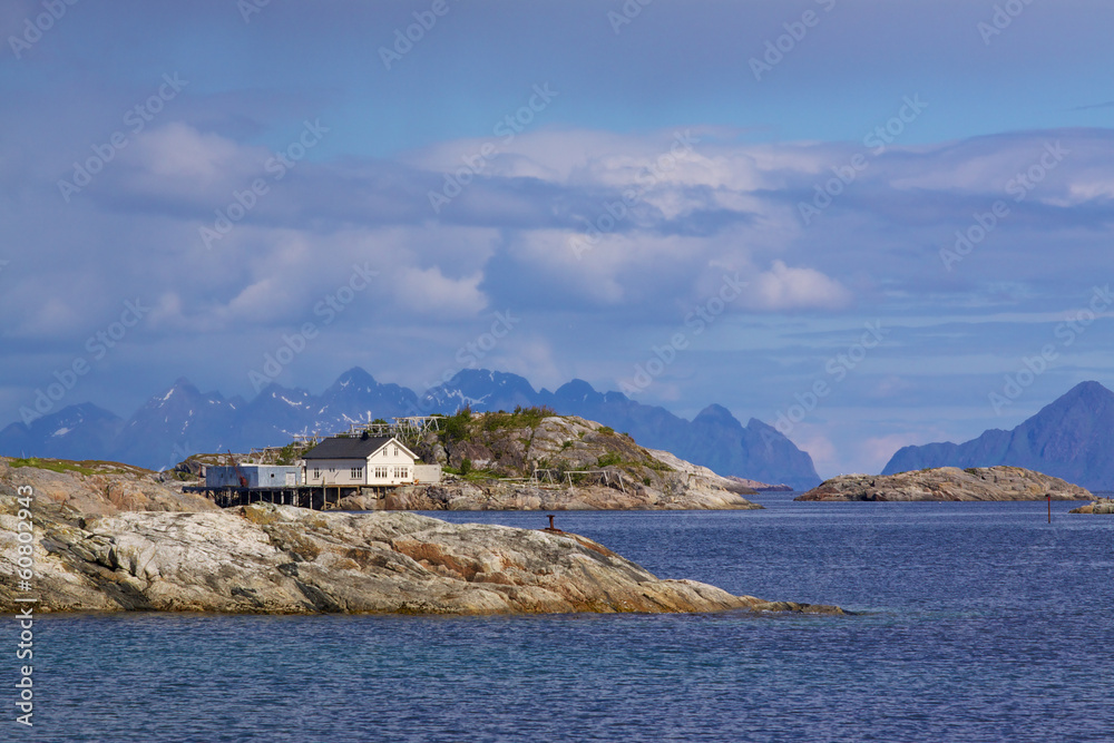 Rocky islets in Norway