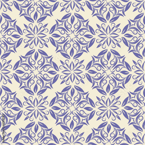 Wallpaper Mural vector seamless floral pattern Torontodigital.ca