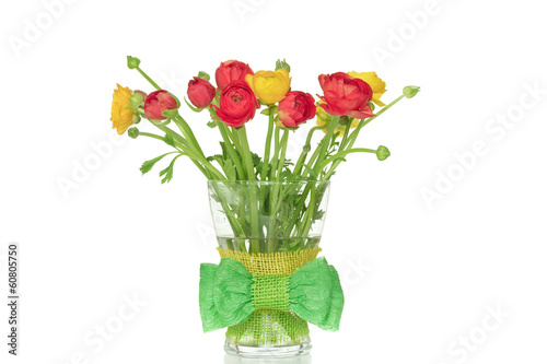 Wallpaper Mural Red and yellow buttercups (ranunculus) Torontodigital.ca