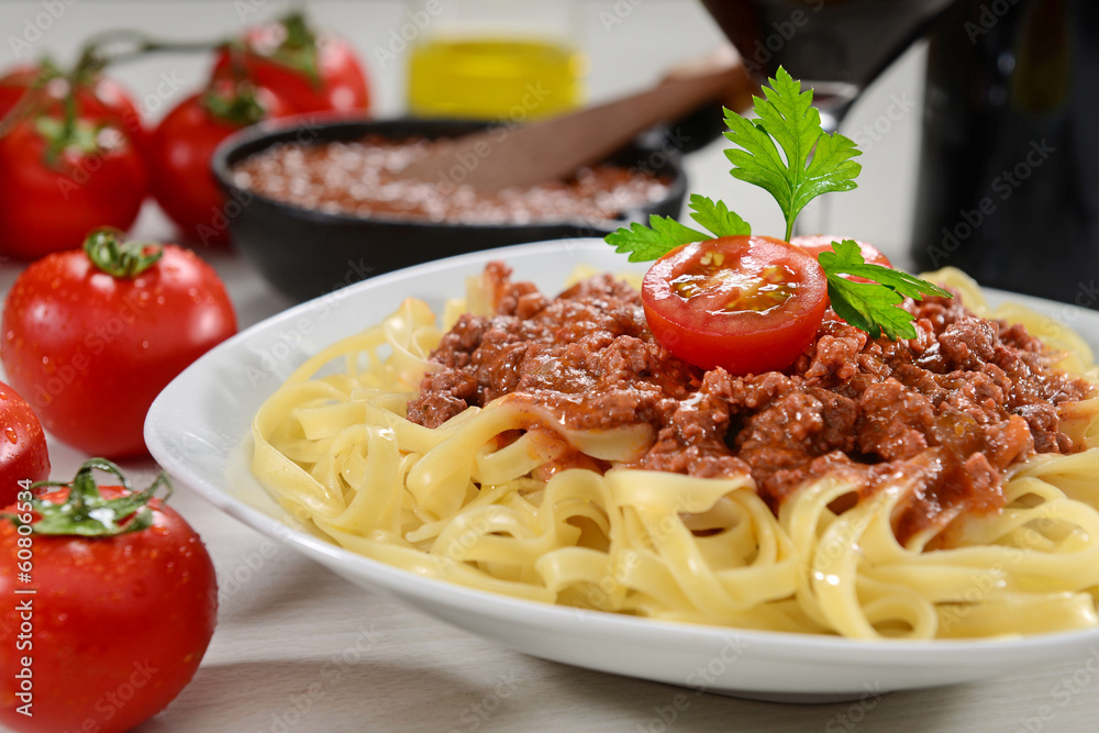 Penne pasta wich bolognese sauce Penne pasta wich bolognese sauce