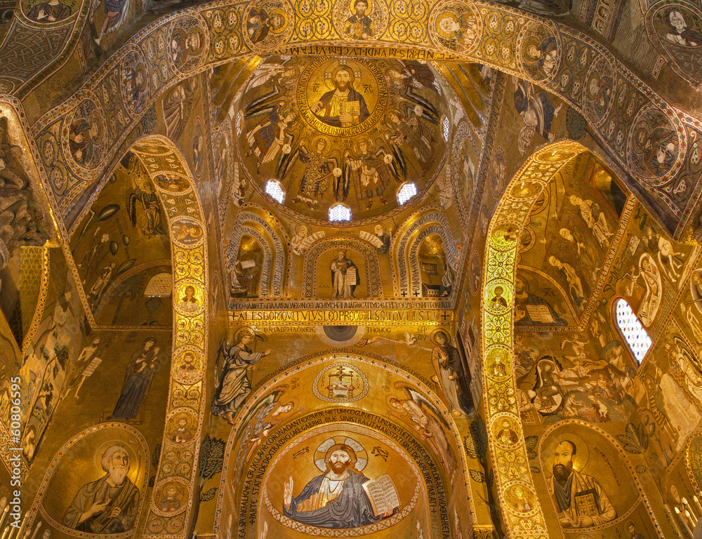 Palermo - Byzantine mosaic of Cappella Palatina