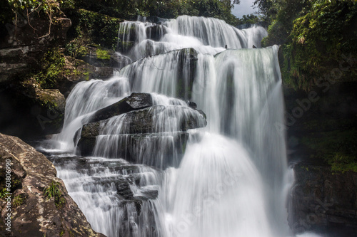 Tat Tha Jet waterfall on Bolaven plateau in Laos