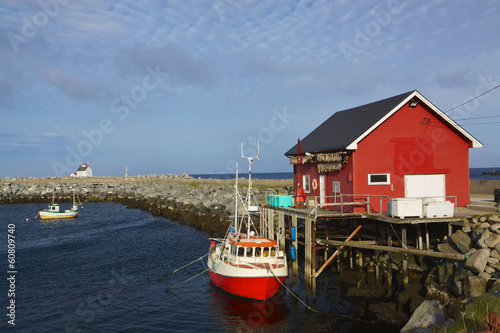 Fishing port in Norway