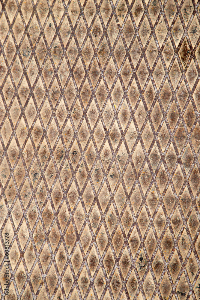 Naklejka premium background of old rusty metal