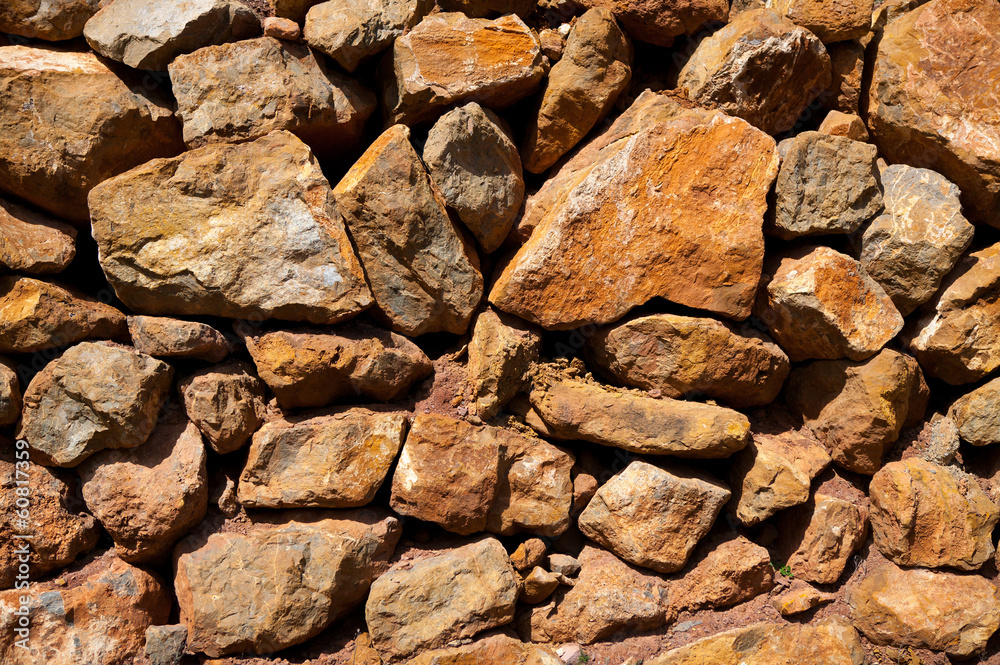Fototapeta premium Masonry texture in Spain Mediterranean ancient wall