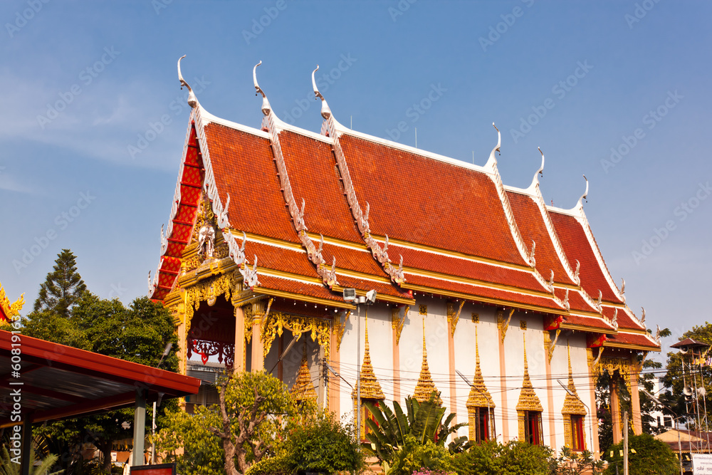 Naklejka premium the pagoda in thailand