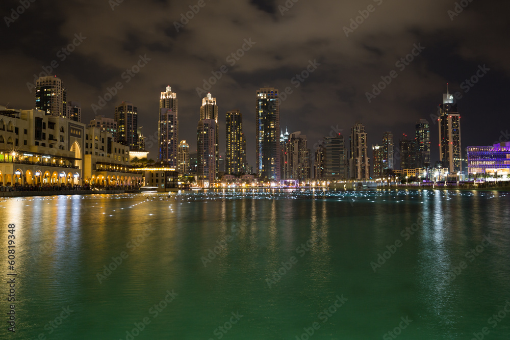 Obraz premium Dubai at night